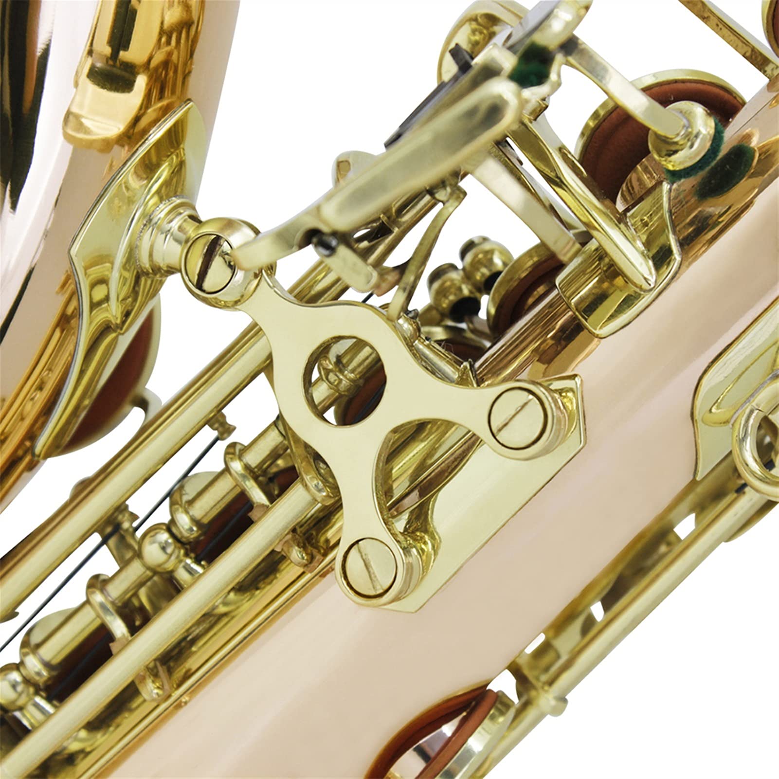 Sax Principianti Kit Sassofono Golden Saxophone Strumento a Legna Professionale BB B BB BB BA Place Sax con Scatola e Accessori per Strumenti fotosiemusici Strumento a fiato