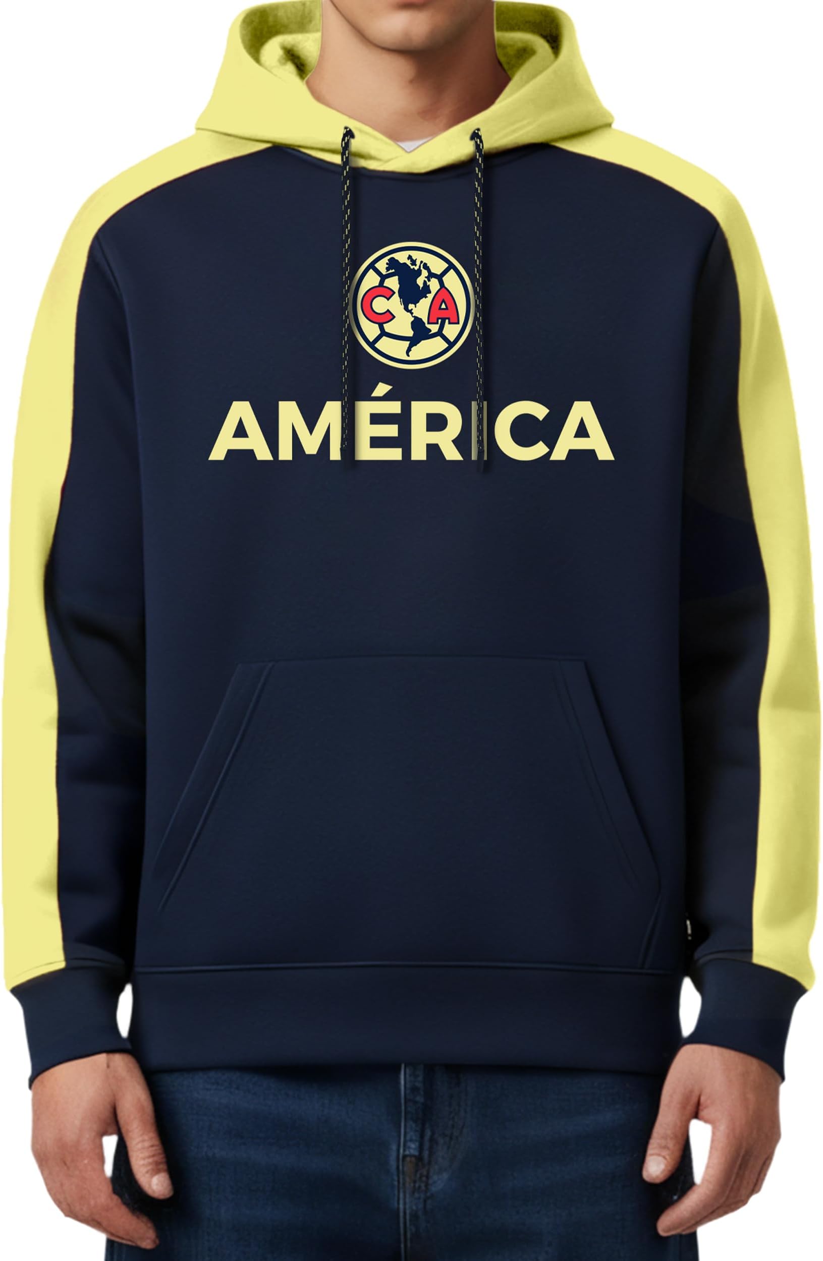 Official Club America Soccer Pullover Hoodie - Unisex Adult