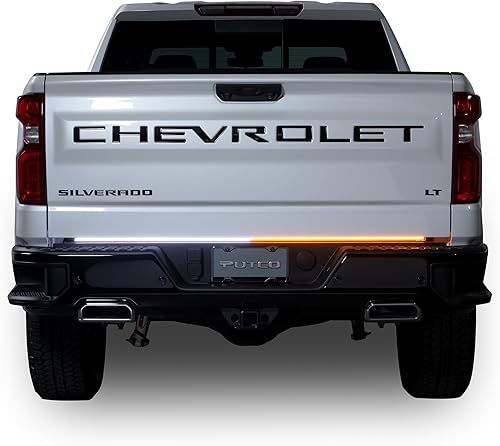 Miniatura 4 de Putco Luces LED de hoja de trabajo ámbar y blanco, 60 pulgadas de largo, estroboscópico ámbar y blanco