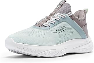 FitVille Extra Wide Walking Shoes Women's Slip On Trainers Breathable Jogging Shoes Lightweight Trainers Fitness Slip On Shoes Size 35.5-42.5