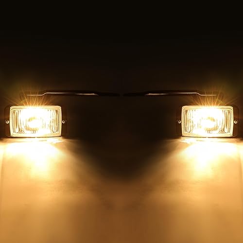 Miniatura 2 de KUAFU Par de luces antiniebla compatibles con Buick Chevy Chevrolet GMC Oldsmobile Pontiac 1982-2000 de repuesto para 16524927 16524928 GM2592106