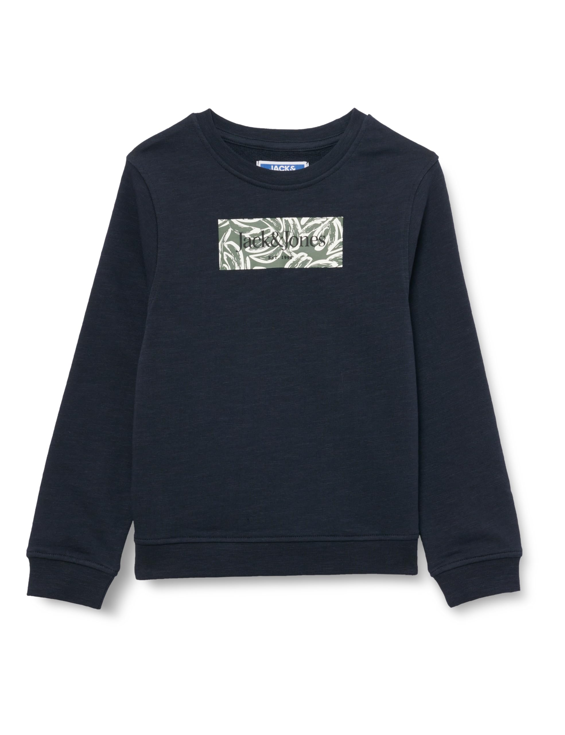JACK & JONES Boys' Jorlafayette Branding Sweat Crew Mni Sweatshirt