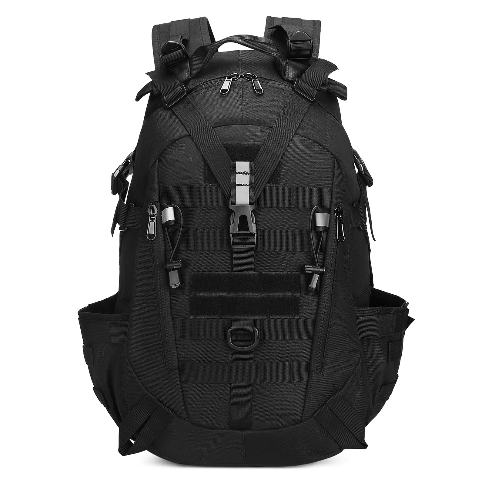 HUNTVP Sac à Dos Randonnee 30L, Sac a Dos Militaire Tactique Sacs Molle Randonnée Backpack Fonctionnel pour Homme Femme Trekking Camping Voyage Journée Sports de Plein Air