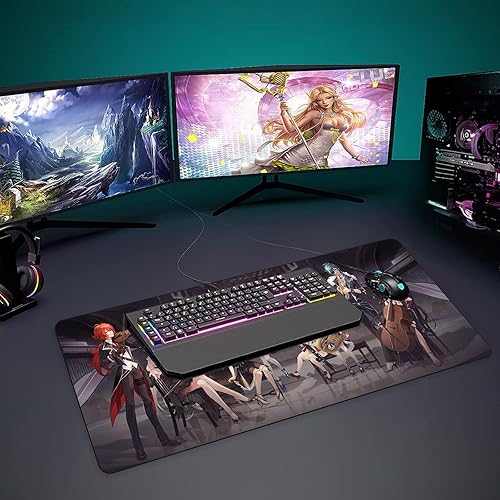 Miniatura 2 de Alfombrilla de mouse de anime grande para juegos Genshin Impact Mouse pad