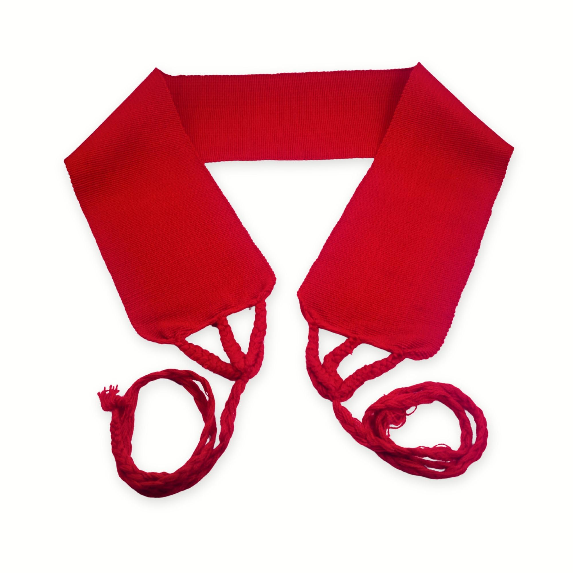 Mexican Flat Waist Belt Sash 31 Inches & 22 Inches Strings Traditional Embroidery Design Fiesta Party