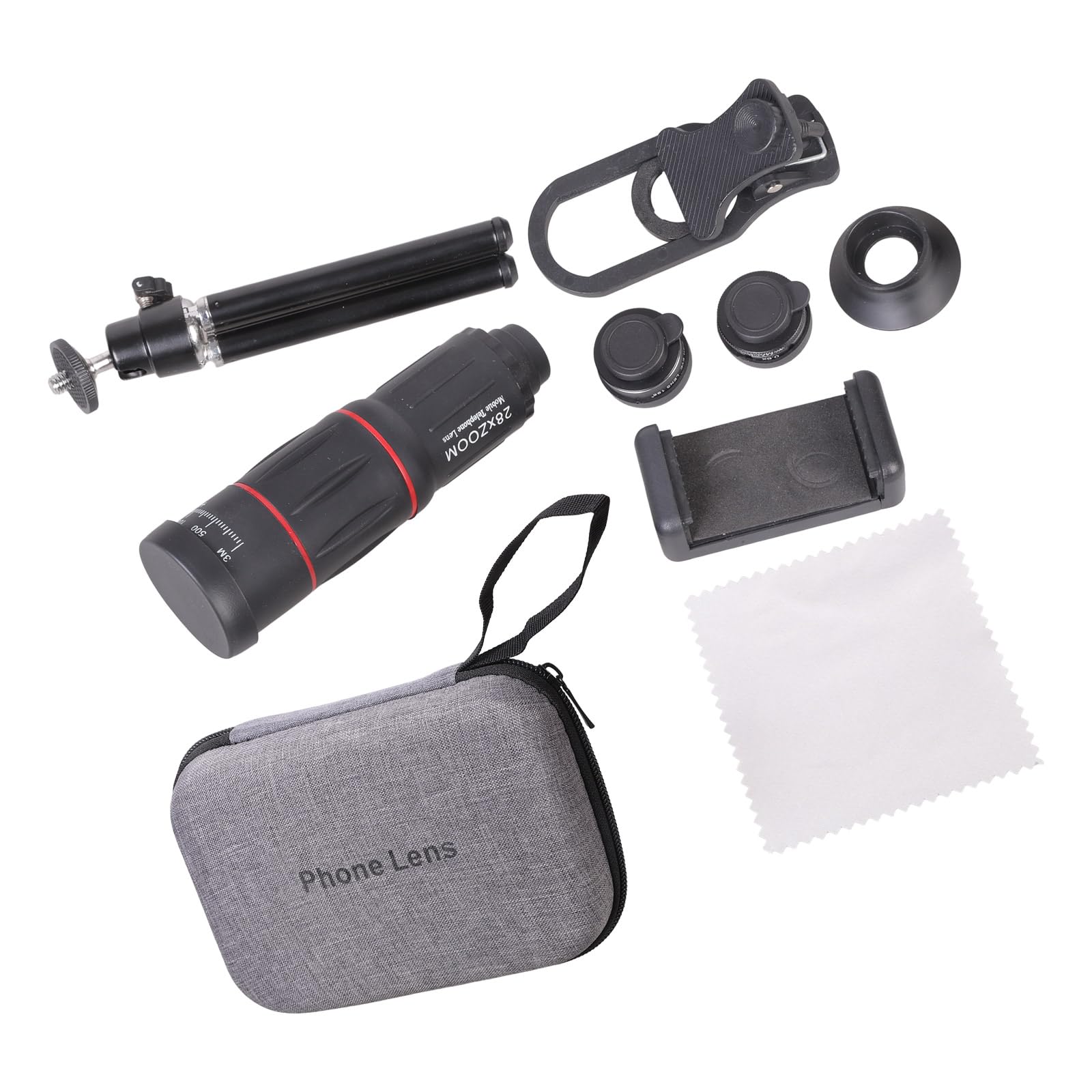 Teleobiettivo fotografico 28X con grandangolo Fisheye Teleobiettivo per riprese video