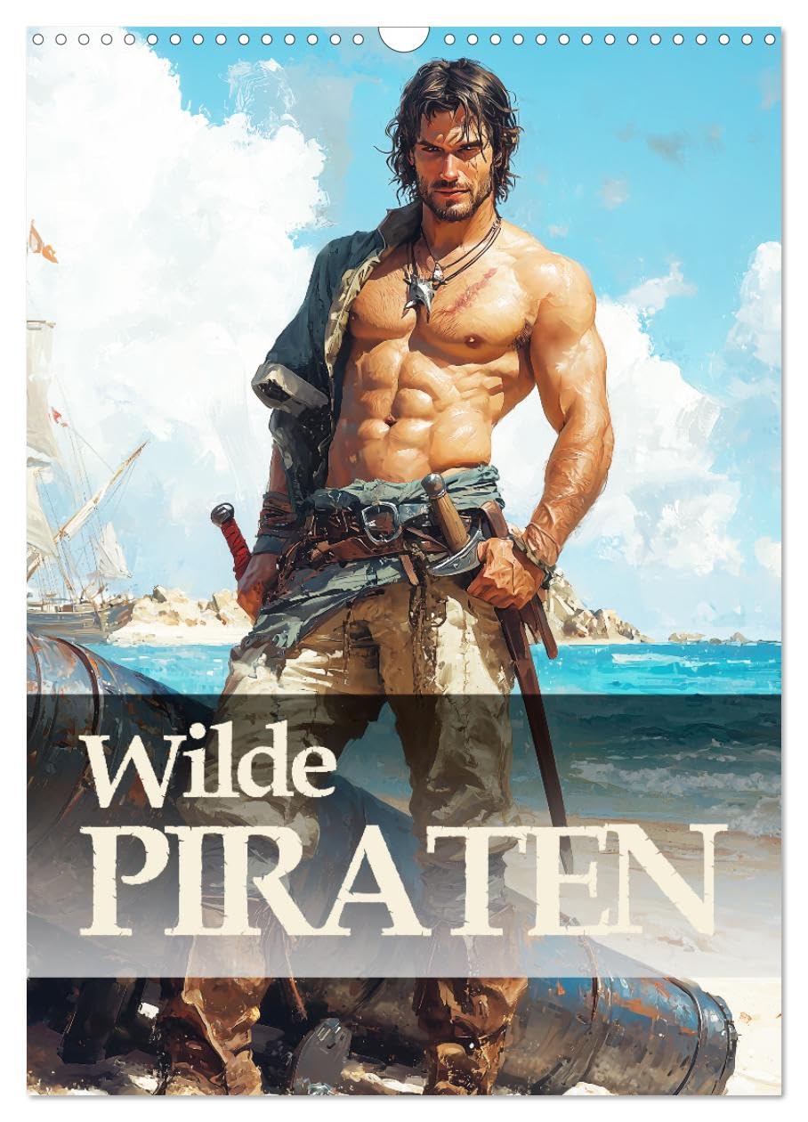 Wild Pirates UK-Version (Wall Calendar 2026 DIN A3 Portrait), CALVENDO 12 Month Wall Calendar โ image 1
