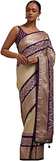 Soch Womens Dola Silk Ethnic Motifs Saree With Stone Work Price In India