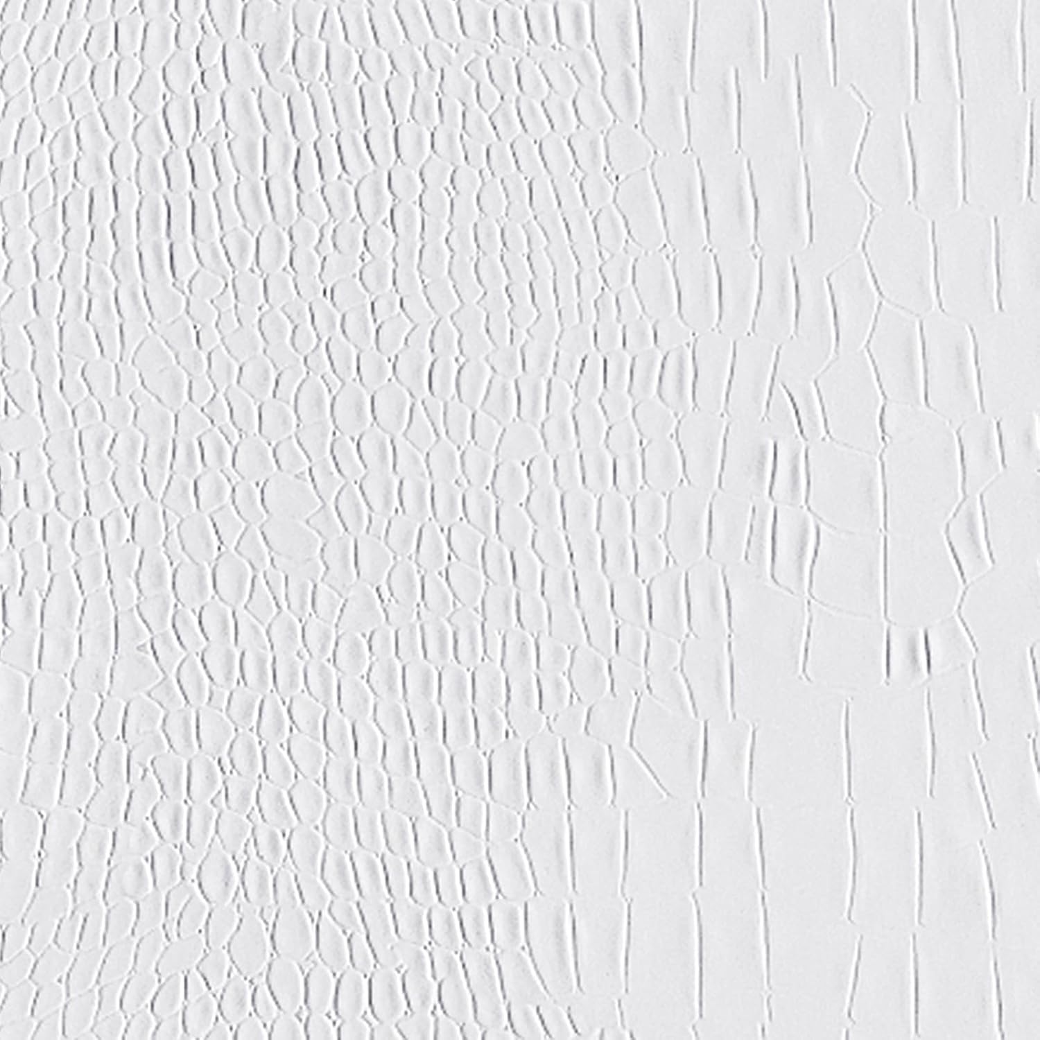 Decotalk White Crocodile Peel and Stick Wallpaper 17.7"x200" Crocodile