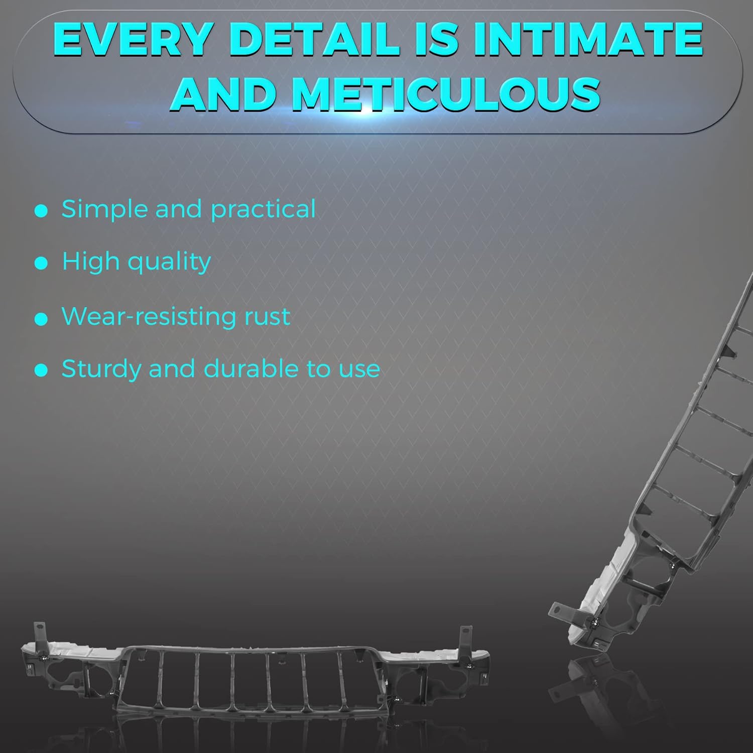 Replacement Parts Front Header Panel Plastic Compatible With Grand Cherokee1999 2000 2001 2002 2003 Fits 55155498 CH1220116