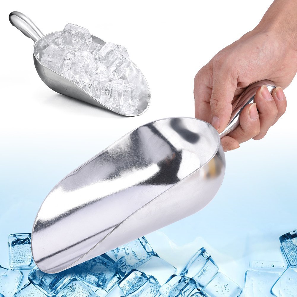 Paletta Per Pesare/Riempire 38oz, Paletta Per Ghiaccio in Lega di Alluminio per Macchina Per Il Ghiaccio, Cucchiaio per Confetti Multiuso per Confettata, Farina, Gelato, Spezie e Altri Alimenti