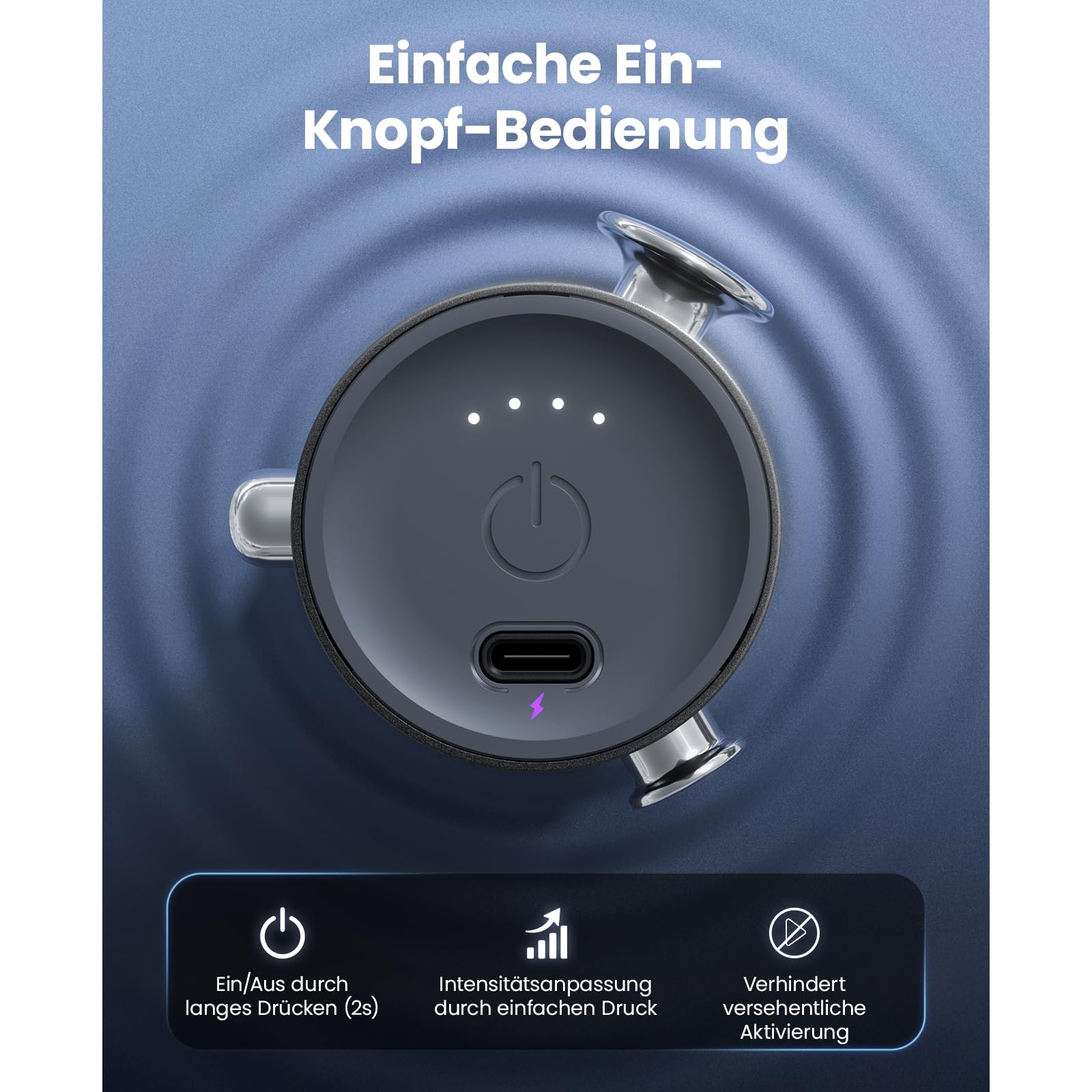 BOB AND BRAD VibeFlow Massagegerät, Massagepistole Alternative mit 116Hz Hochfrequenz-Vibration, 7.000 U/min Vibrationsmassagegerät für Tiefengewebe, Faszien, Triggerpunkte, Rücken, Nacken & Beine