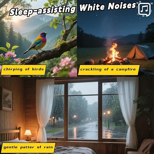 Miniatura 10 de Depulat RGB Flame Diffuser HumidifierUltrasonic 300ml Fire Diffuser Automatic Power-Off Protection with Timer, Adjustable Brightness