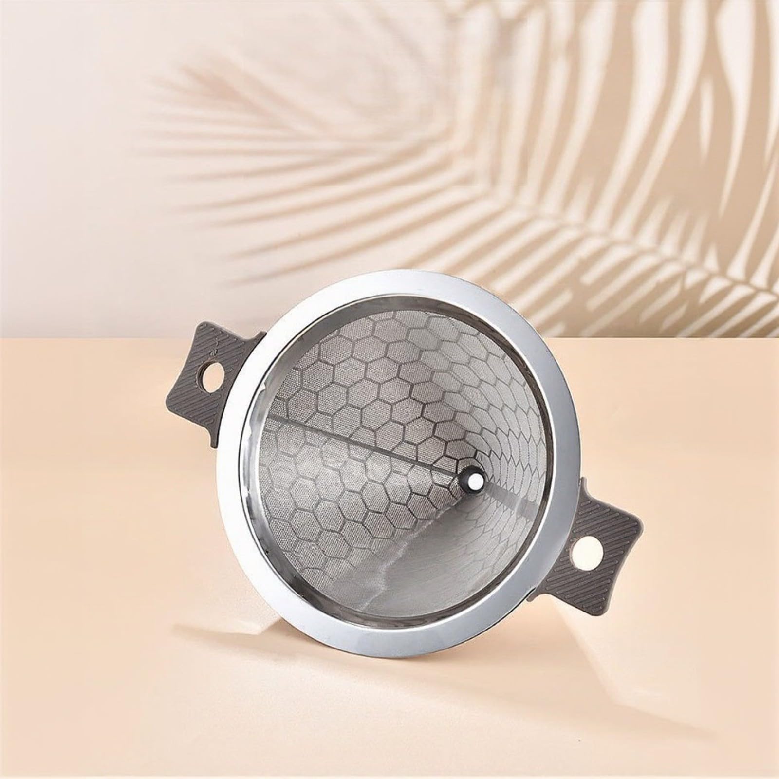 Sieb Edelstahl 30,5 cm Feines Mesh Küchensieb Suppenfilter | Teefilter Spülmaschinenfest Ergonomischer für griff Silber Teefilter