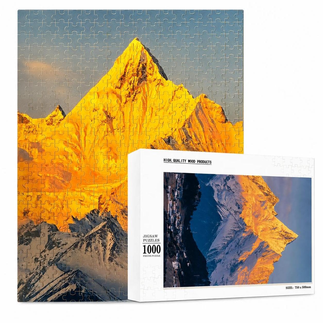 Puzzle en Bois, Décor Naturel Expert, 1000 pièces