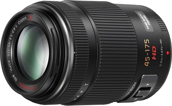 Panasonic LUMIX G X Vario Power Zoom Lens, 45-175MM, F4.0-5.6 ASPH, MIRRORLESS Micro Four Thirds, Power Optical I.S, H-PS45175K USA Black | F4.0-5.6 ASPH, 45-175MM, H-PS45175K, MIRRORLESS Micro Four Thirds, Optical I.S