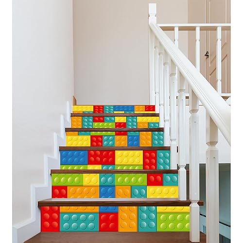Self Adhesive Stair Risers Sticker, Peel and Stick Vinyl Stair