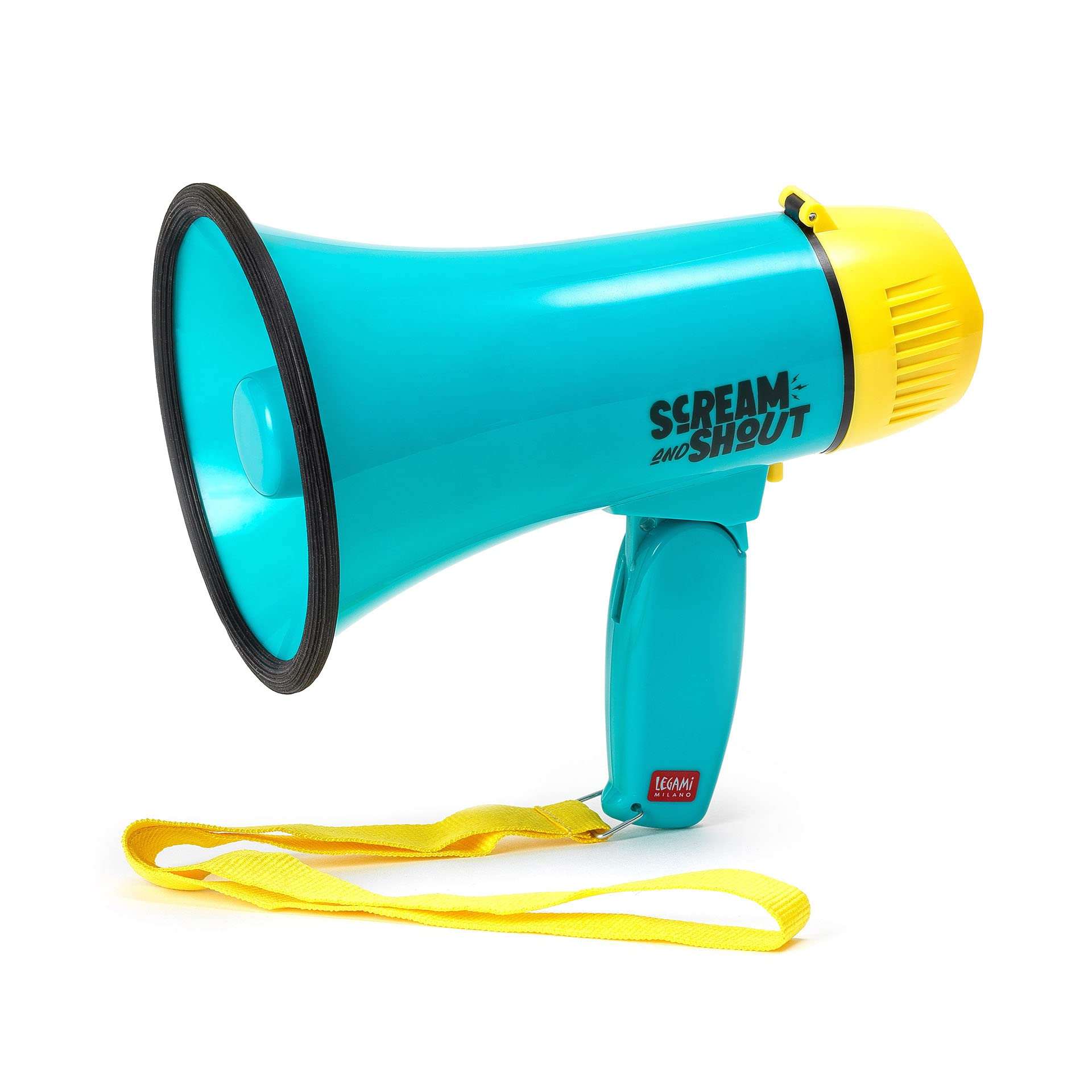 Legami Speaker, Siren, Adjustable, Lace, Shout, Megaphone Voice Function And Volume Practical Scream And Unisex Adult, White Style9, Unique