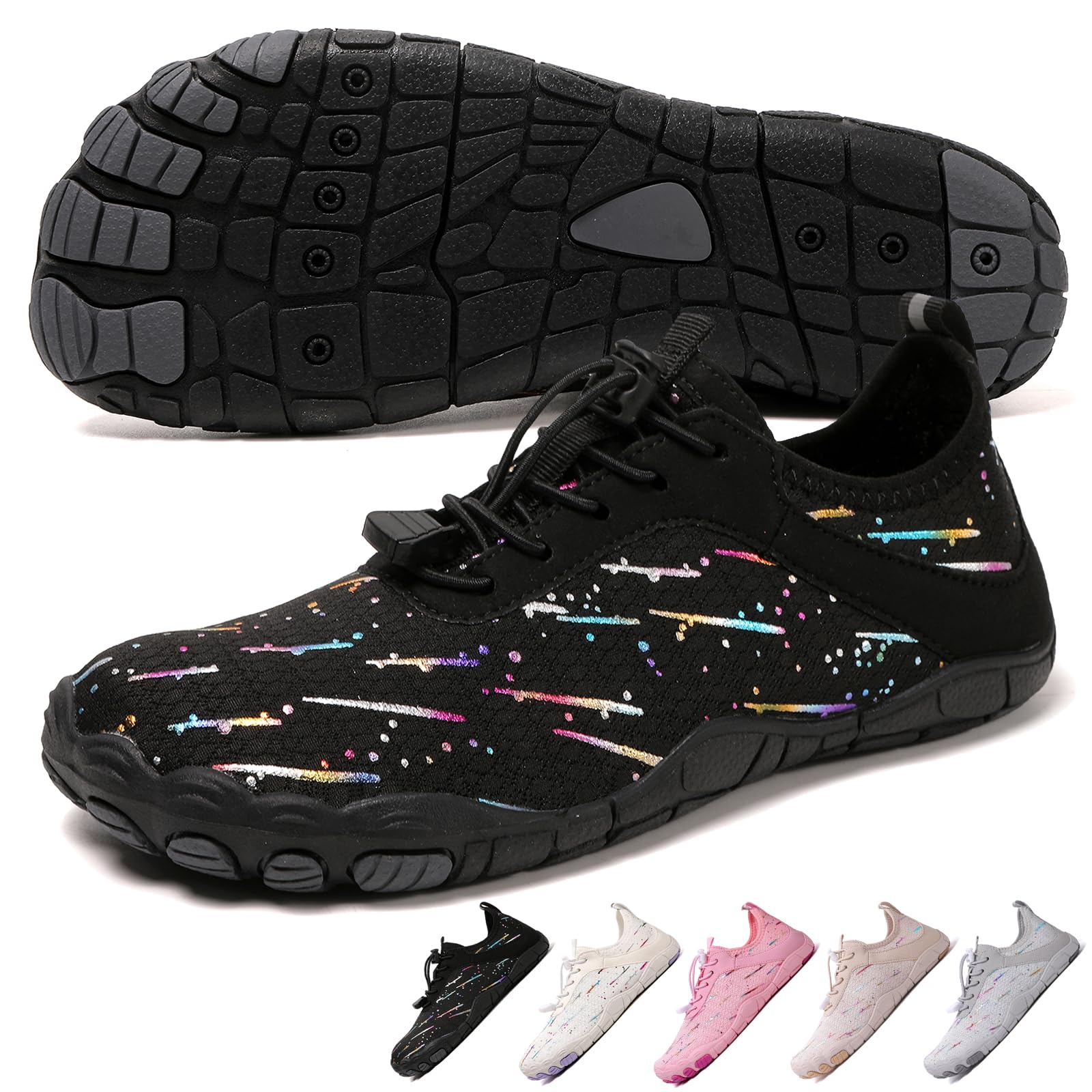 Hike Barefoot Shoes Womens Men,Unisex Barefoot Water Shoes Breathable, Anti-Slip Hiking Footwear for Athletic Wide Toe Shoe Footwear for Hiking, Walking, Running, Yoga, and Water Sports-image-31