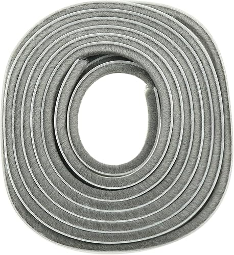 Tubo de fieltro de 1132 pulgadas x 316 pulgadas x 16 pies, tapón de corrientes de aire, insonorización, ventanas deslizantes y marco de puerta,