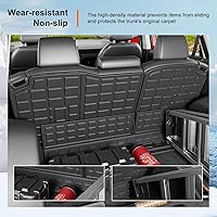 Vista 4 de powoq Alfombrilla de carga Fuel compatible con Honda CRV 2023 2024 2025 2026 Alfombrilla de maletero Protector de asiento trasero Revestimiento