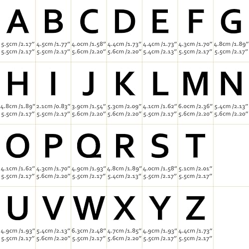 Parches de letras de felpilla termo-adhesivas de 2.2", parches de letras de felpilla para ropa (1 juego de 26, azul)