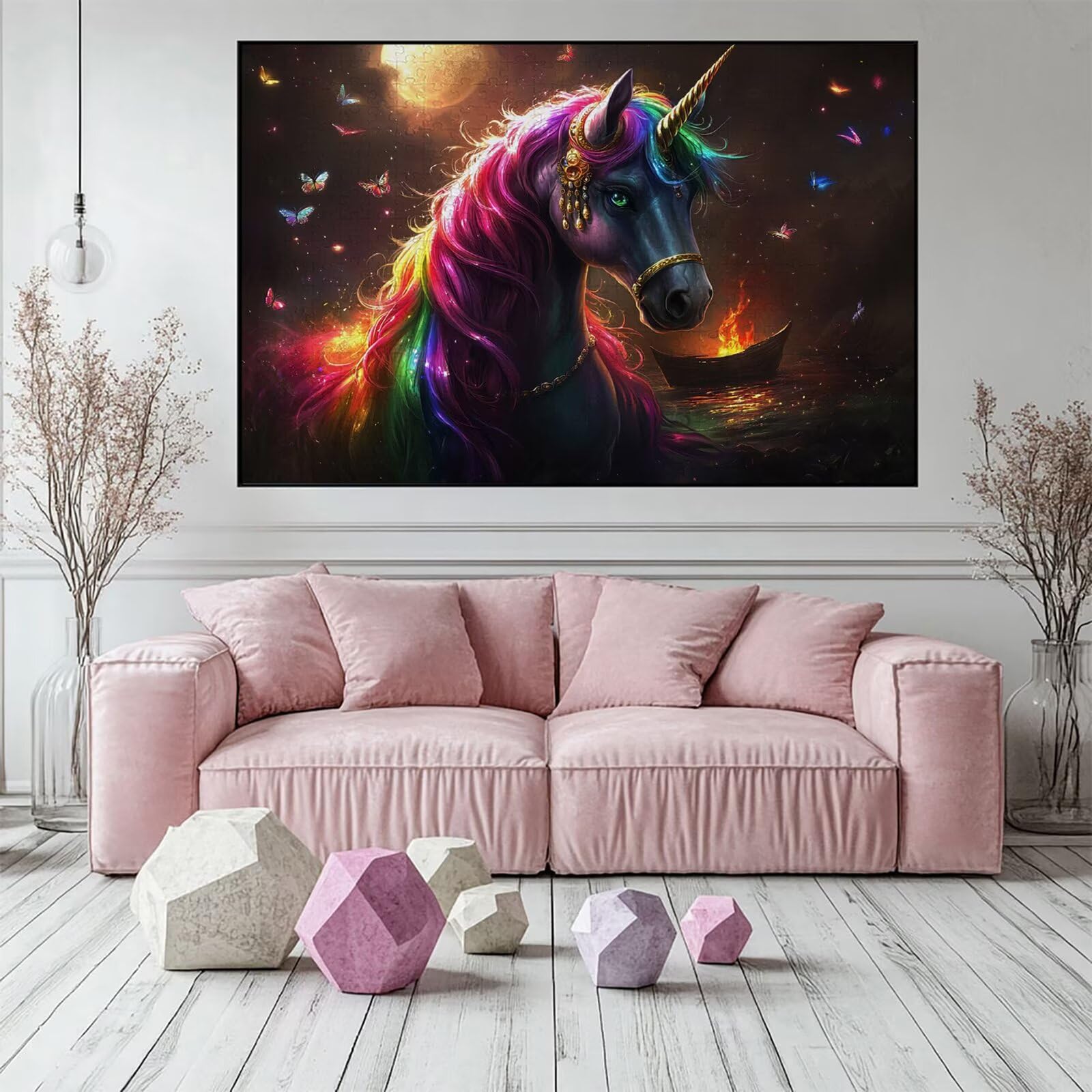 Puzzle 3000 elementów koń puzzle dla dorosłych łódź 122 x 81 cm unikalne rzemiosło klasyczne 3D drewniana układanka do rodzinnych gier aktywnych, układanka zrób to sam do dekoracji ścian domu