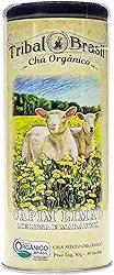 Chá Orgânico Capim Limão, Melissa e Maracujá lata 30 Sachês 60g - Tribal Brasil
