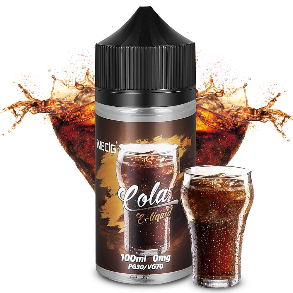 IMECIG 100 ml Vape Liquide Cola Premium Jus Vape 70/30 E Juice Eliquide  pour cigarettes Cigarettes E short-Fill pour kits de dmarrage Vaping Sans  Nicotine Ni Tabac : Amazon.fr: High-Tech