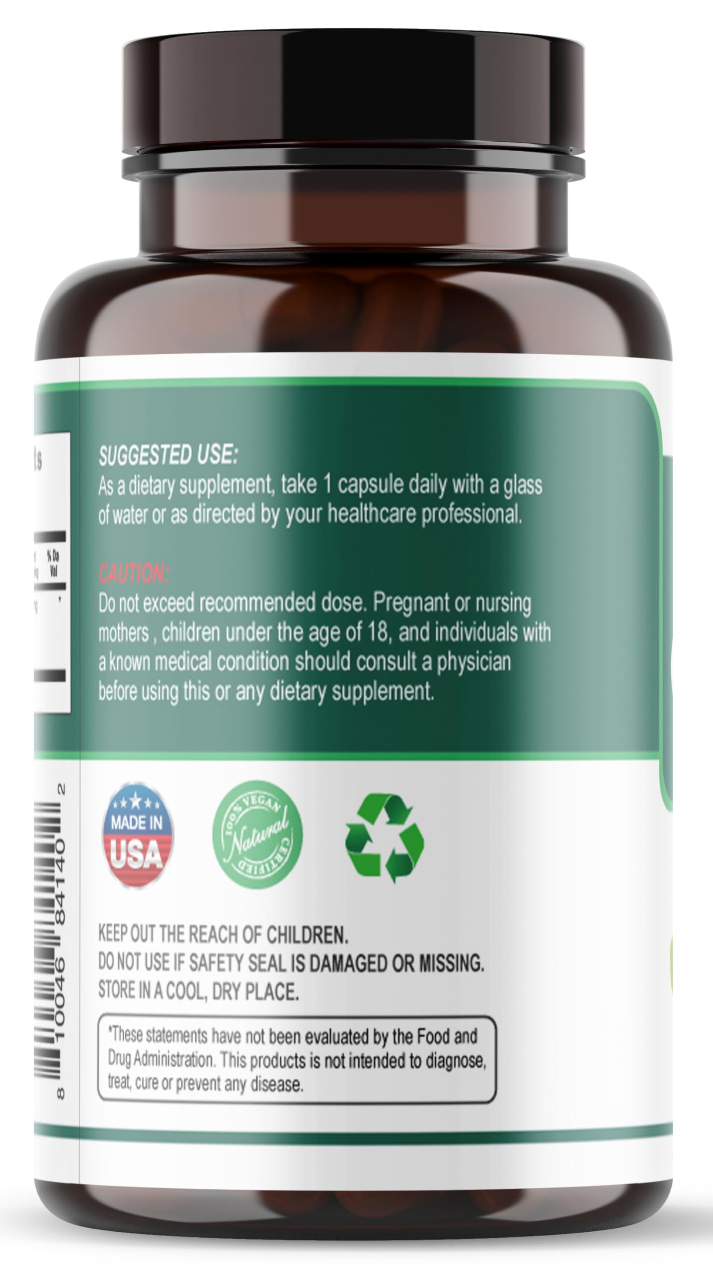 Viva Doria Ginkgo Biloba 720mg, Supports Brain Function & Memory Support, 120 Vegetable Capsules — Amazon image 2
