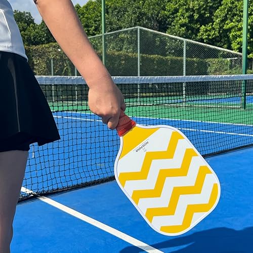Miniatura 6 de Palas de pickleball, palas de pickleball de fibra de carbono aprobadas por USAPA, juegos de raquetas de pickleball con núcleo de panal de abeja de