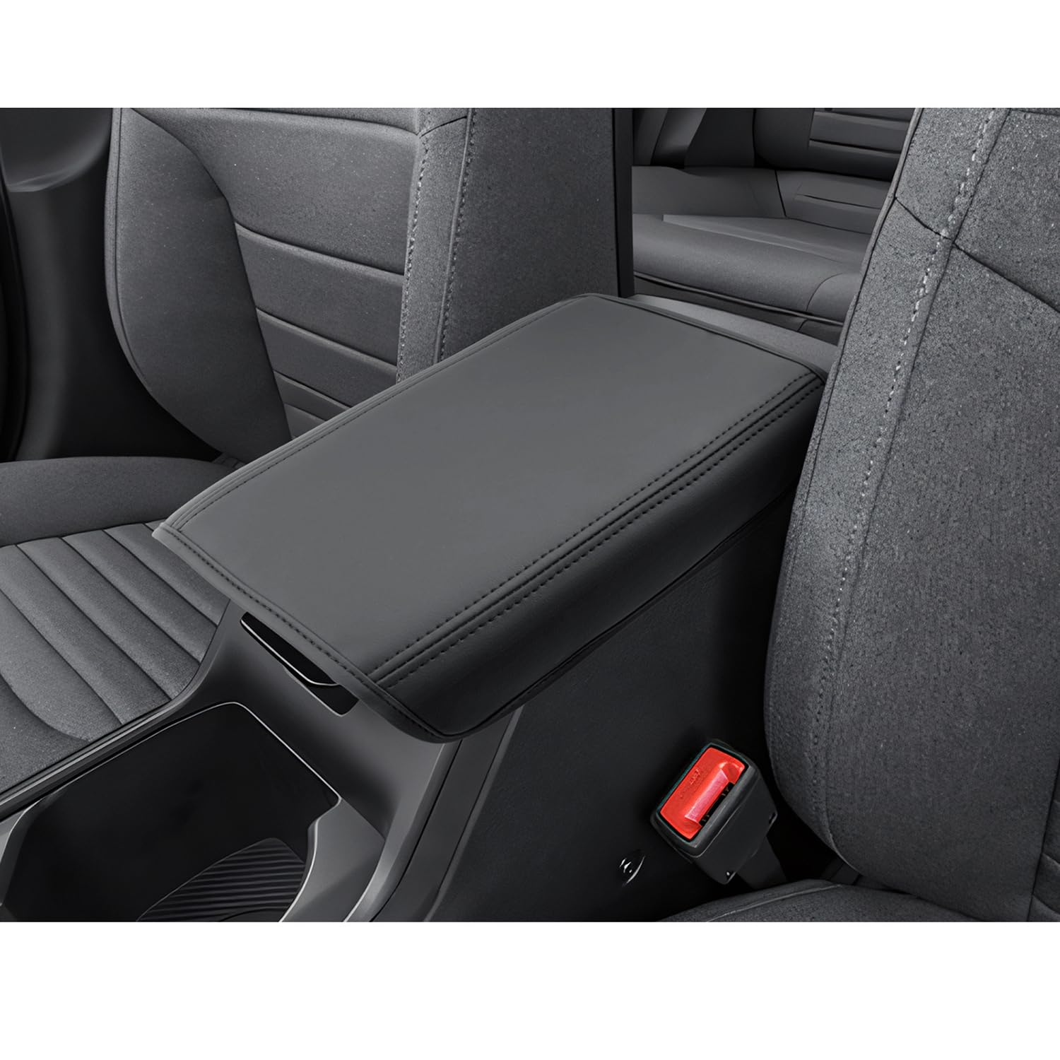 CDEFG for 2025 2026 Kia K4 Center Console Cover, for 2025 2026 Kia K4 Accessories Armrest Cover, 2025 2026 Kia K4 Middle Console Pad Arm Rest Cushion Leather Cover