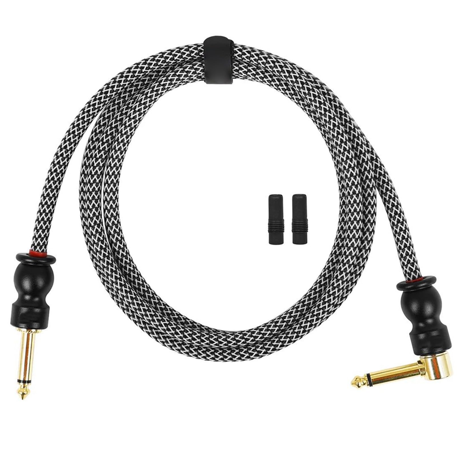 Kabel Do Gitary Kable Do Gitary Elektrycznej Głośniki Wzmacniacze 50/70/90 Cm 1,5m/2m Oplot 6,35 Mm(1.5M)