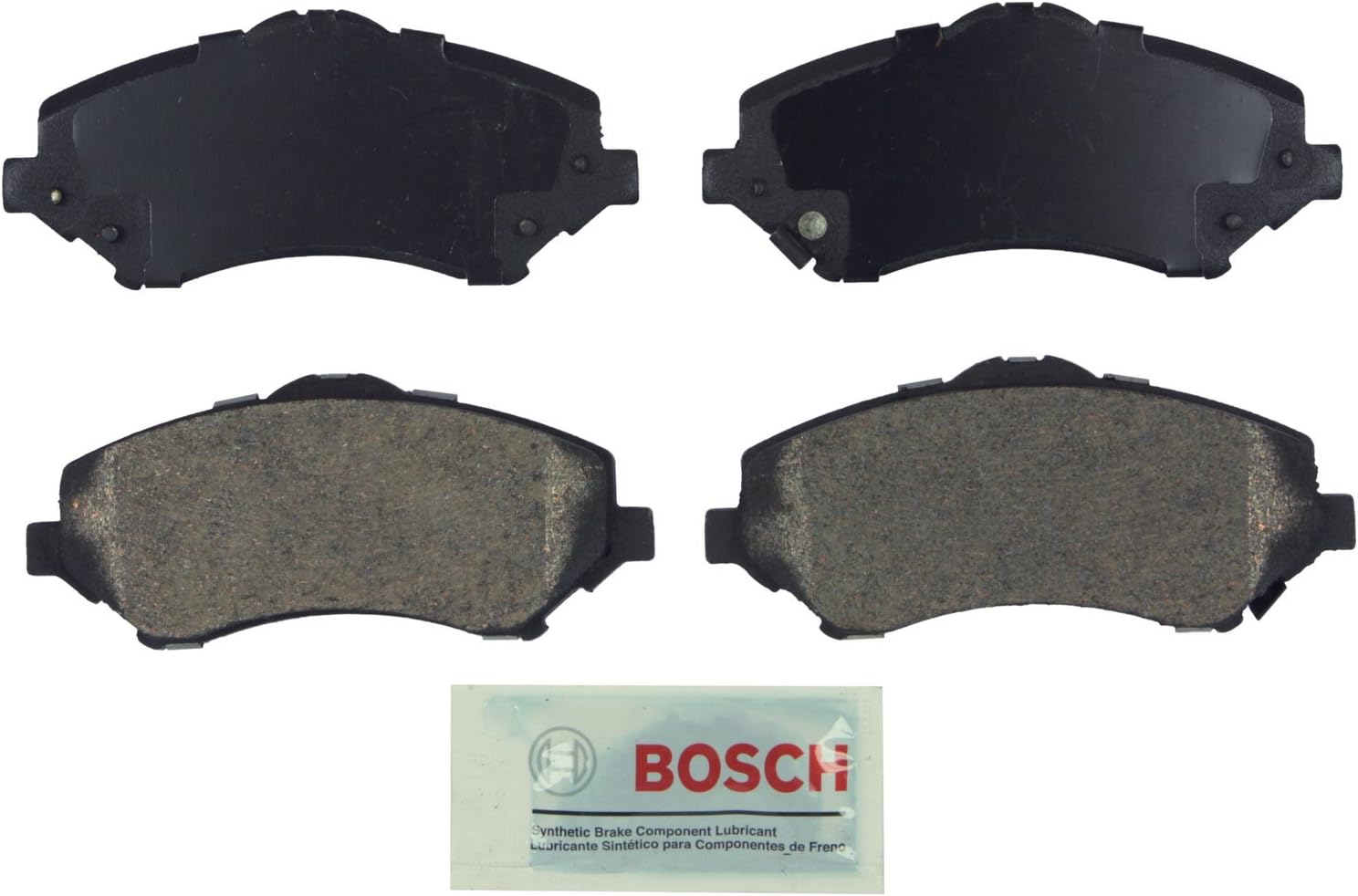 BOSCH BE1327 Blue Semi-Metallic Disc Brake Pad Set - Compatible With Select Chrysler Town & Country; Dodge Grand Caravan, Journey, Nitro; Jeep Liberty, Wrangler; Ram C/V; Volkswagen Routan; FRONT