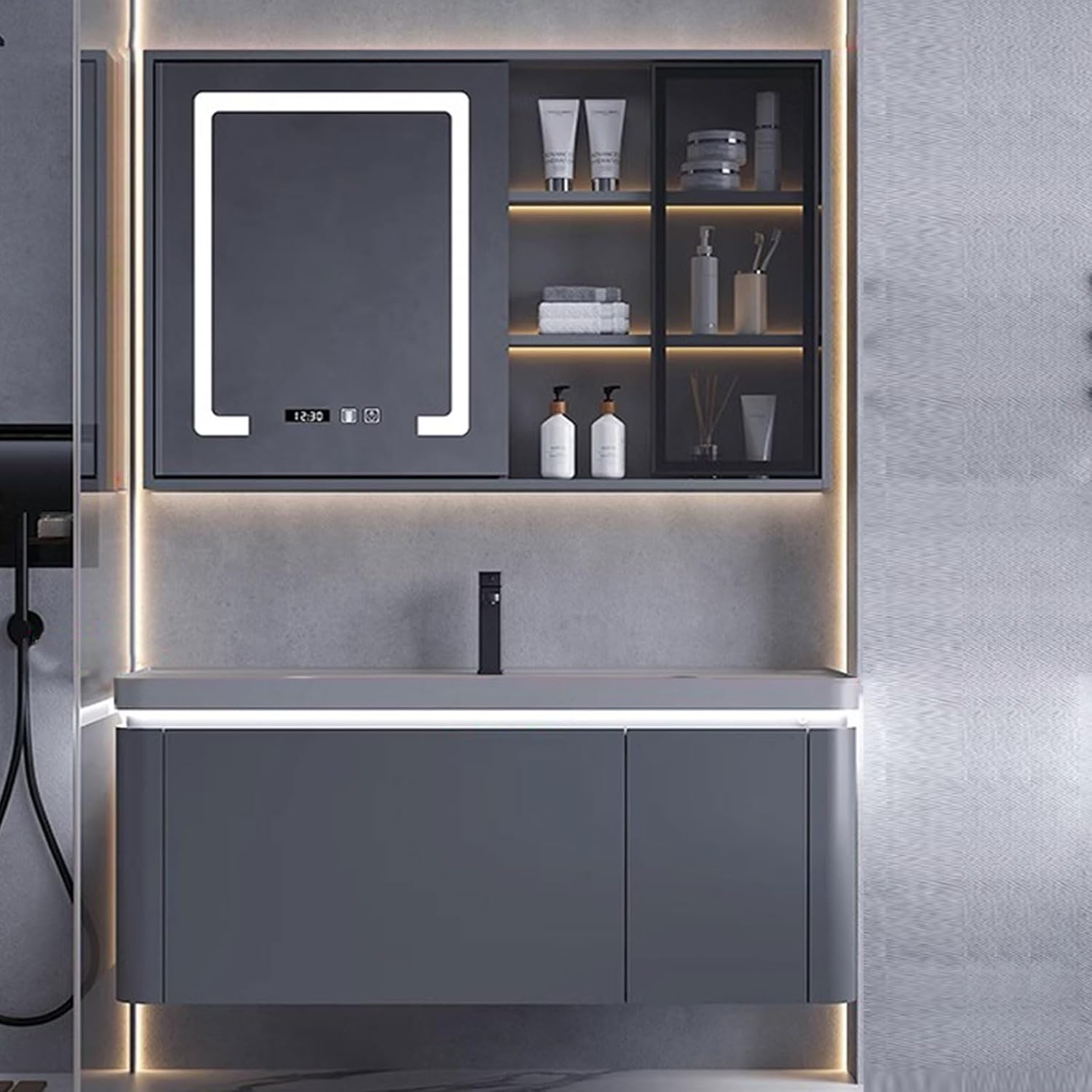 ZGNBSD Bathroom Vanity Modern Bathroom Vanity with Sink