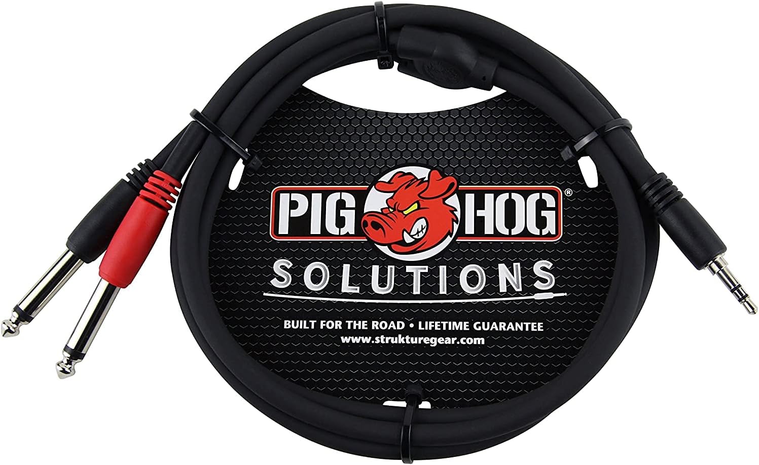 PB-S3410 3.5 mm Stereo to Dual 1/4" Mono (Male) Stereo Breakout Cable, 10 Feet