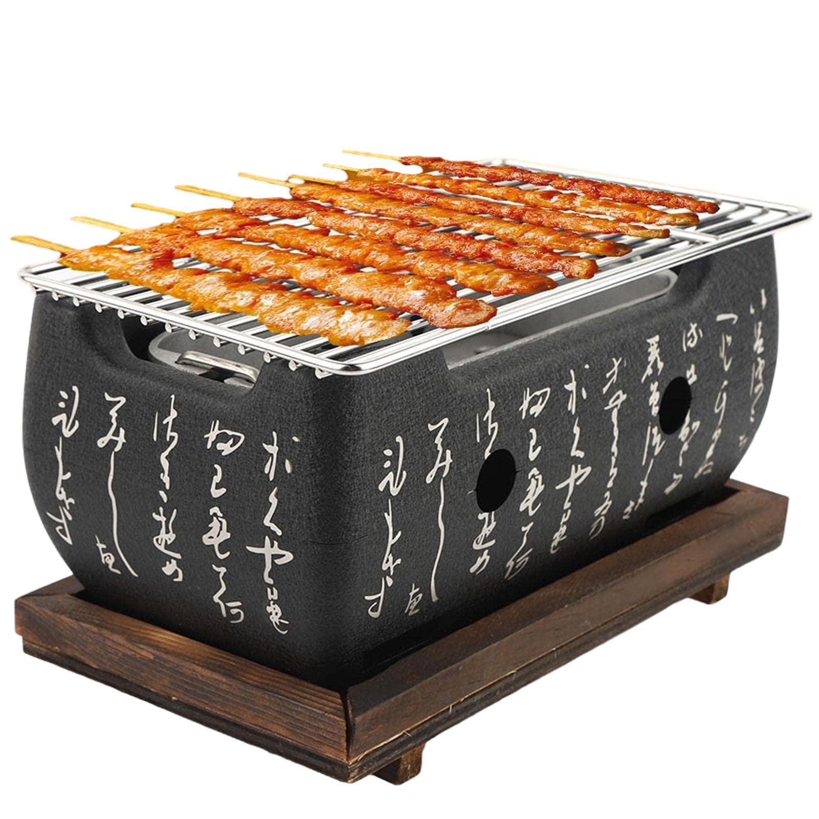 Parrilla para Barbacoa, Parrilla Portátil de Acero Inoxidable para Equipos de Barbacoa, Parrilla para Horno de Barbacoa con Red para Barbacoa, Bandeja para Hornear