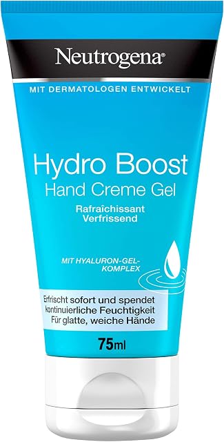 Neutrogena Hydro Boost krem do rąk w żelu, z kwasem hialuronowym, do każdej skóry, natychmiast się wchłania, 75 ml