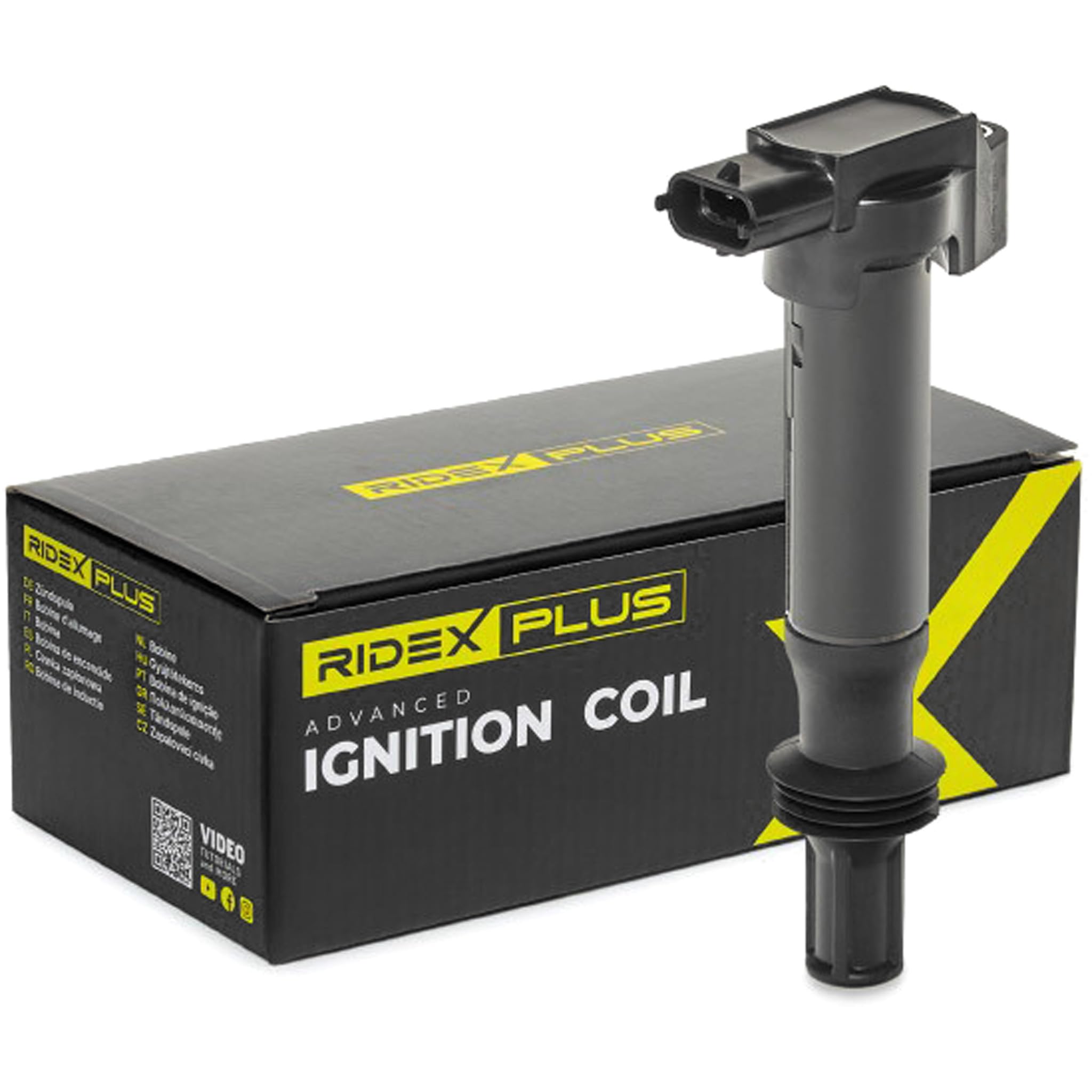 RIDEX PLUS 689C0358P Bobine d'allumage Compatible avec PEUGEOT 208 I 3/5 portes CA, CC