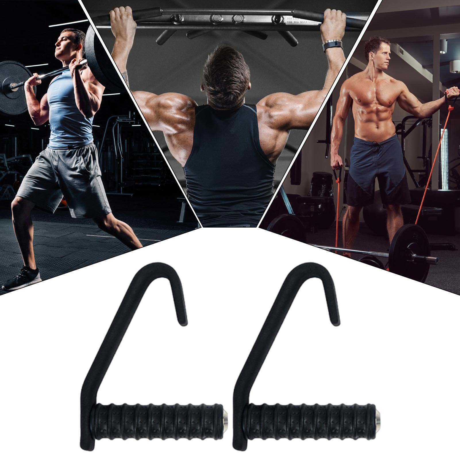 Impugnature ergonomiche per allenamento, maniglie ergonomiche da palestra per stacchi, per uomini, donne, giovani, adolescenti, atleti, ciclisti, golfisti, papà, nonno, moglie, marito, figlio