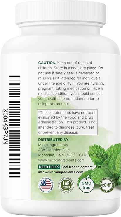 Micro Ingredients Chlorophyll Super Greens Complex | 240 Veggie Capsules with Parsley, Moringa, Spirulina, Chlorella, More | Gluten-Free, No Additives
