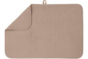 XXL Dish Drying Mat 24" x 17" (LARGEST MAT) | Super Absorbent...