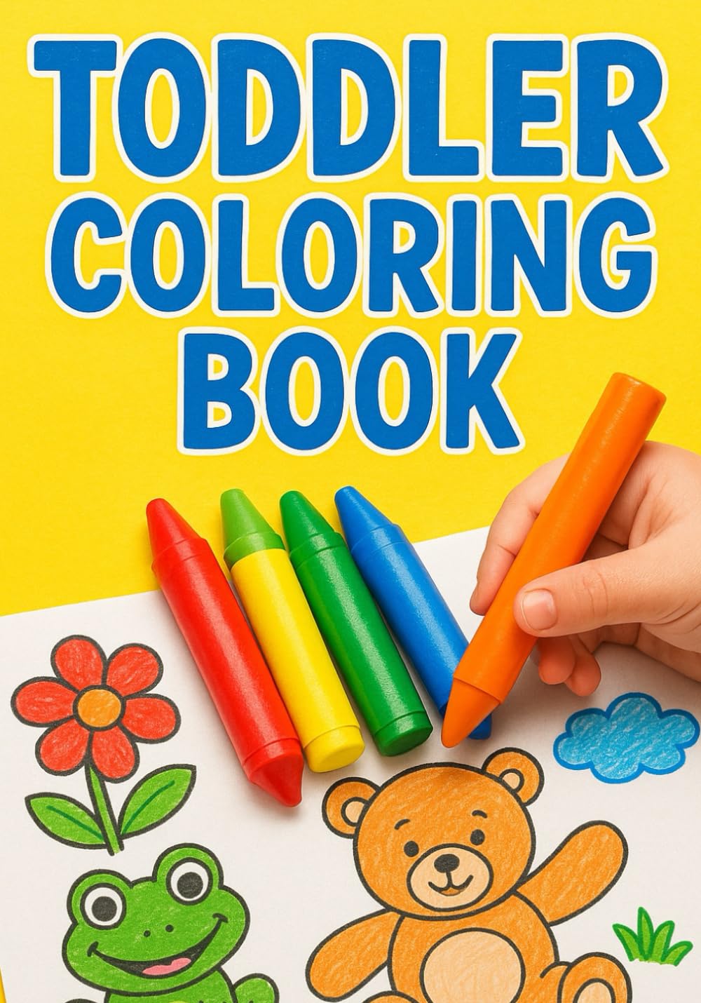 Toddler Coloring Book: Big, Simple Pictures for Little Hands (Ages 1–5)