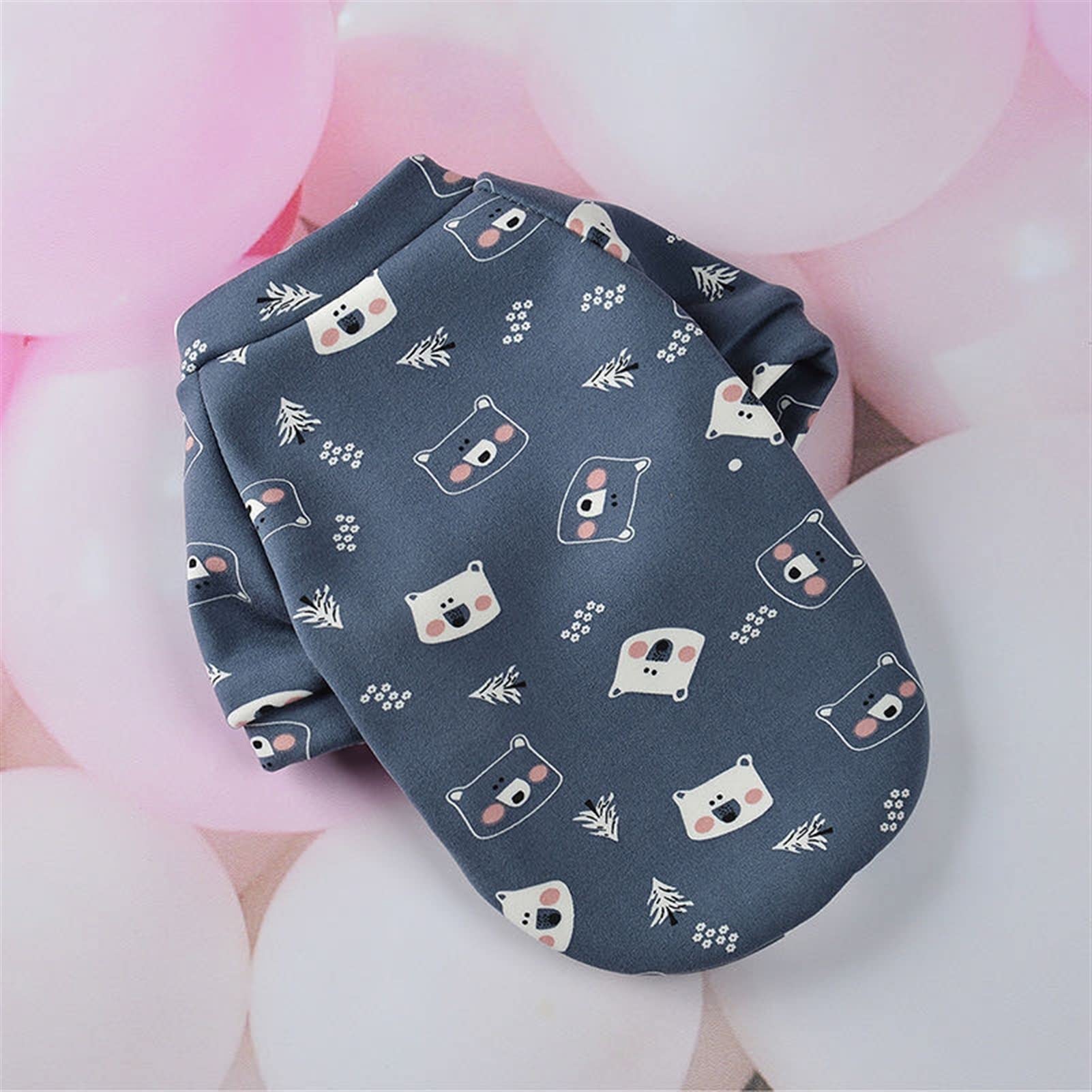 Pull bleu ours pour chiot chihuahua et Shih Tzu taille M