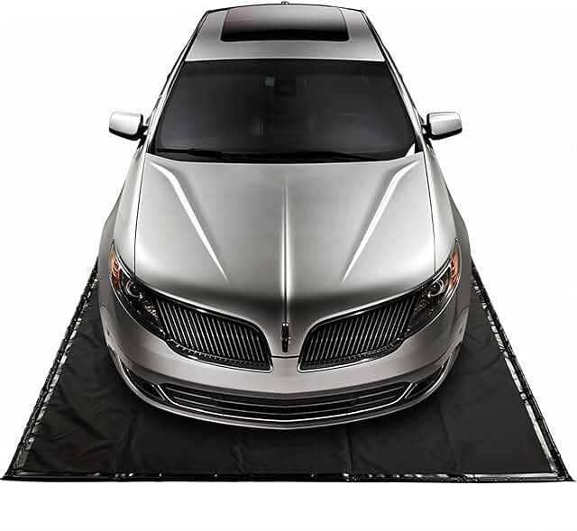 AutoFloorGuard Heavy-Duty Garage Containment Mat (Mid-Size 7'9" x 18')
