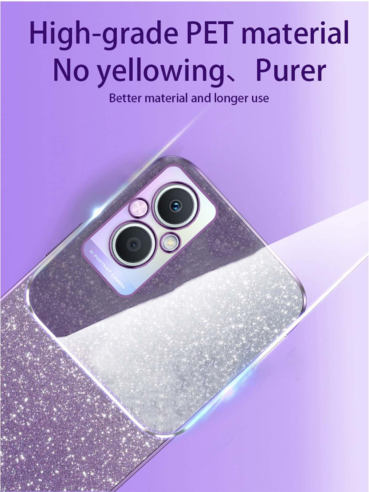 NUCNOK Cover per Oppo Reno 10/Reno 10 PRO 5G,Custodia in Silicone Liquido,Fotocamera Protezione