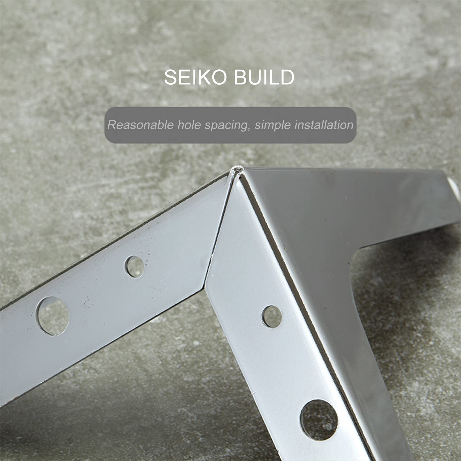 Juego de 4 patas triangulares de metal negro para muebles, diseño moderno para sofá, mesa, cocina, baño, estilo industrial, patas de repuesto para muebles de comedor y escritorios, 10 cm