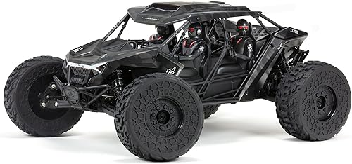 ARRMA RC Truck 17 FIRETEAM 6S 4WD BLX Speed Assault Vehicle RTR Baterias y cargador no incluidos ARA7618T1 negro Negro, Blanco/Negro