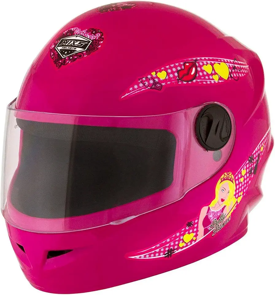 Capacete Infantil MIXS Start Selfie Fechado Tam. 54 Rosa Pro Tork MCAP-420RS