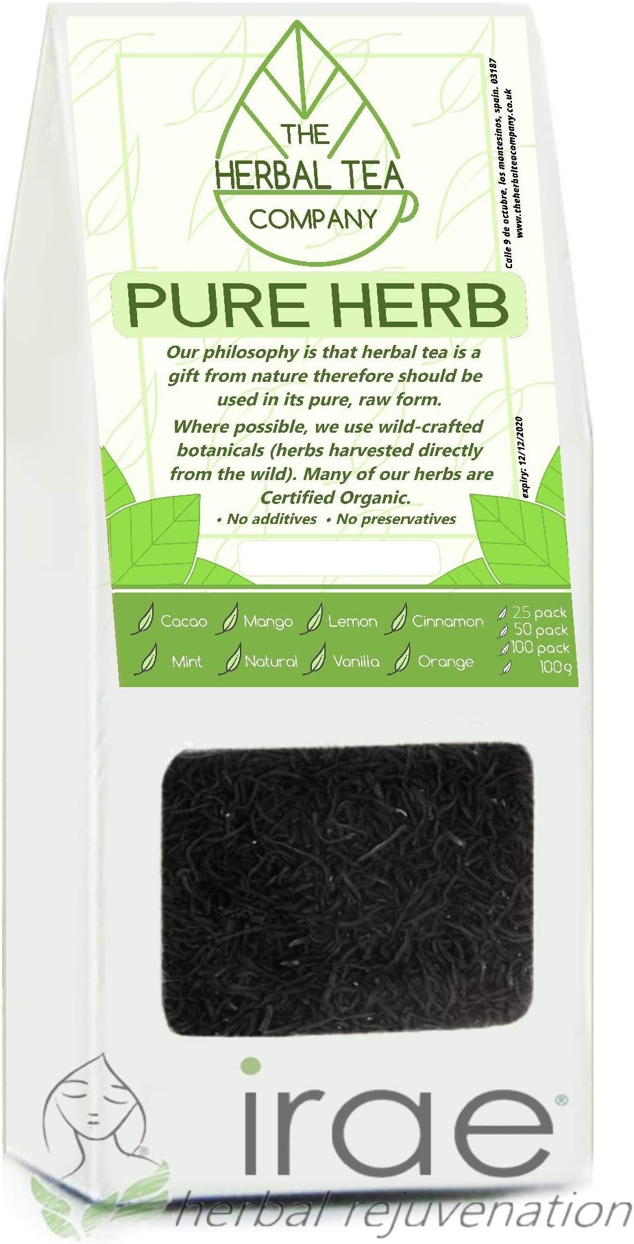 Chinese Wild Yam Tea Pure Herb Tea Bags With Natural Flavour 25 Pack